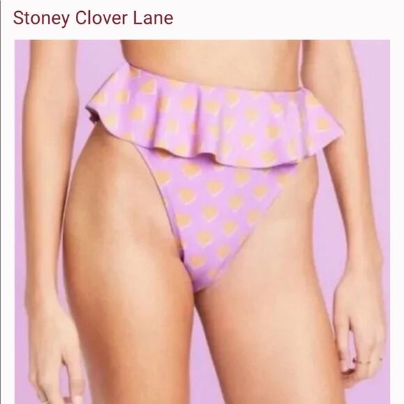 Stoney Clover Ln heart bikini plus sized - Picture 11 of 12